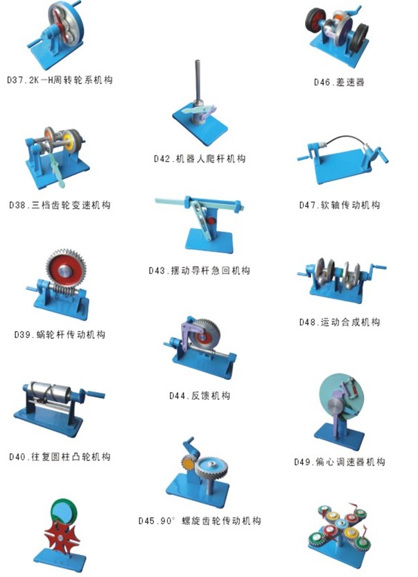 KH-MX22機(jī)構(gòu)運(yùn)動(dòng)簡(jiǎn)圖測(cè)繪模型(50件) KH-MX22機(jī)構(gòu)運(yùn)動(dòng)簡(jiǎn)圖測(cè)繪模型(50件)