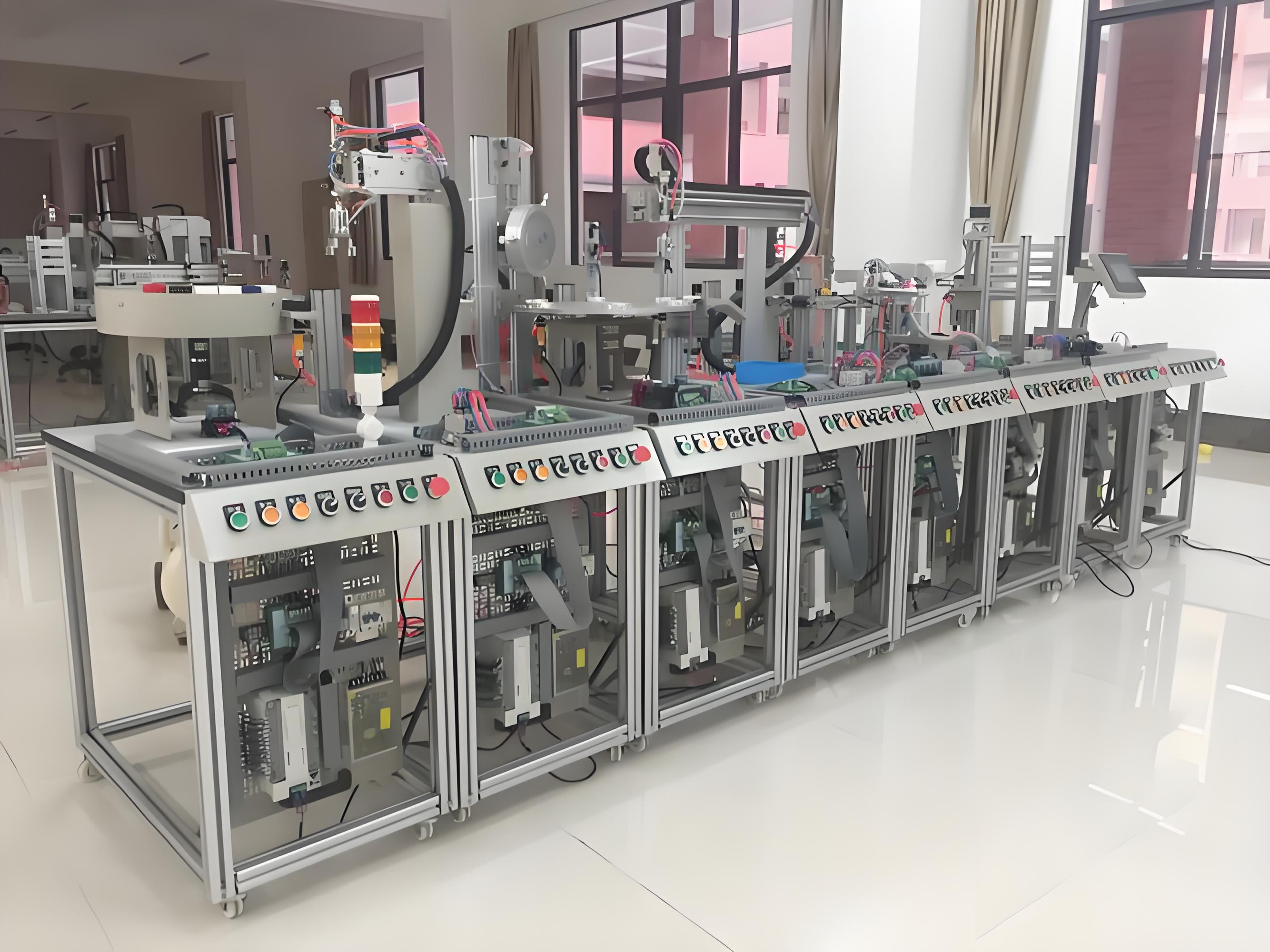 KH-S04網(wǎng)絡(luò)型模塊式柔性自動(dòng)化生產(chǎn)線實(shí)驗(yàn)系統(tǒng) KH-S04網(wǎng)絡(luò)型模塊式柔性自動(dòng)化生產(chǎn)線實(shí)驗(yàn)系統(tǒng)