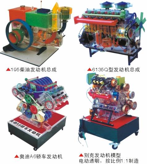 KH-TM13汽車發(fā)動機總成透明模型 KH-TM13汽車發(fā)動機總成透明模型